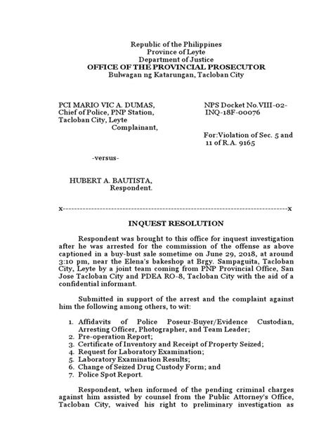 Provision of Prosecutor’s Clearance .